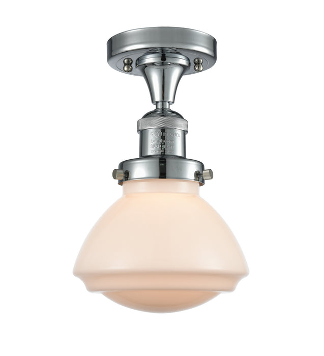 Innovations 517-1CH-PC-G321-LED LED Semi-Flush Mount, Polished Chrome