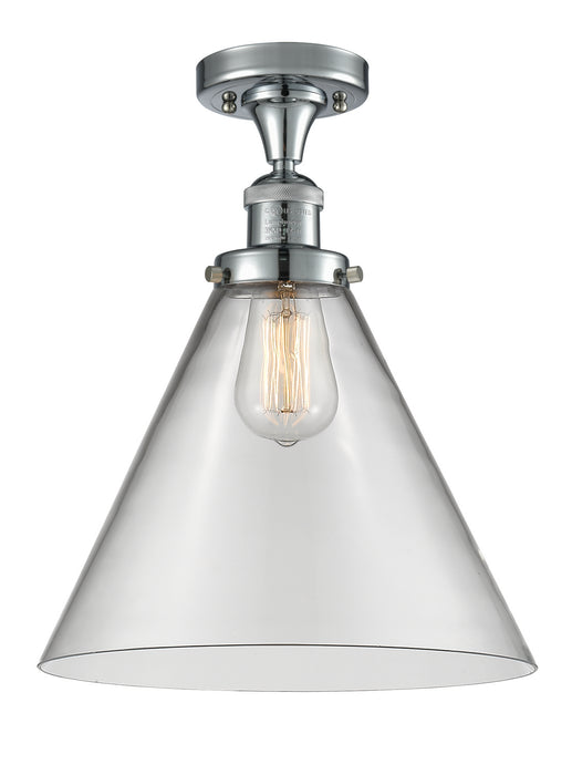 Innovations 517-1CH-PC-G42-L-LED LED Semi-Flush Mount, Polished Chrome