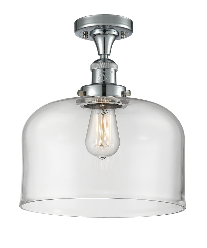 Innovations 517-1CH-PC-G72-L-LED LED Semi-Flush Mount, Polished Chrome
