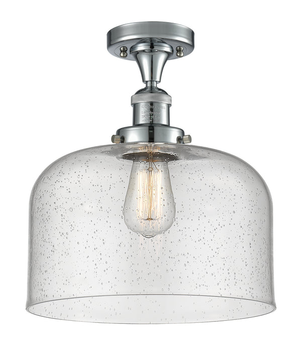 Innovations 517-1CH-PC-G74-L-LED LED Semi-Flush Mount, Polished Chrome