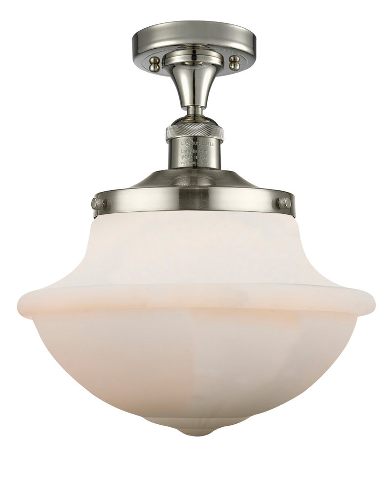 Innovations 517-1CH-PN-G541 One Light Semi-Flush Mount, Polished Nickel