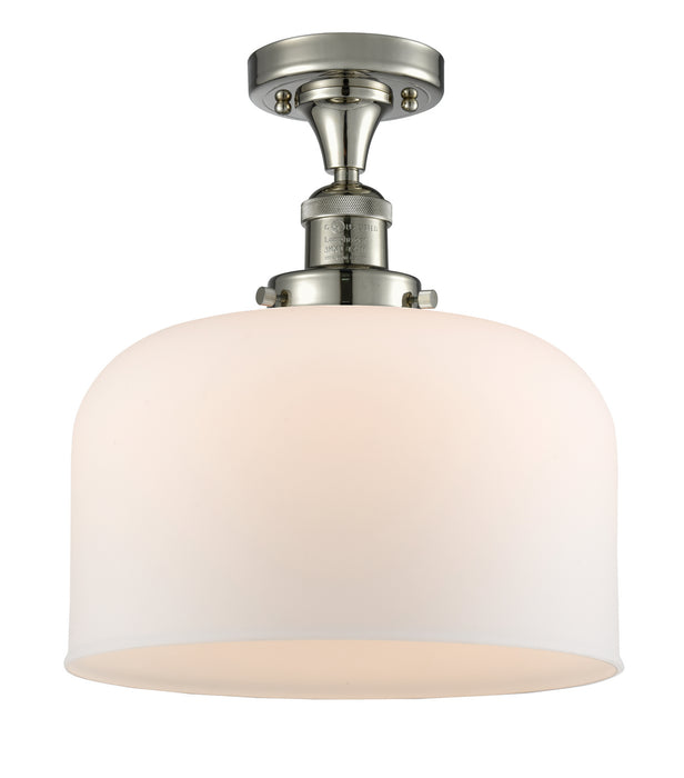 Innovations 517-1CH-PN-G71-L One Light Semi-Flush Mount, Polished Nickel