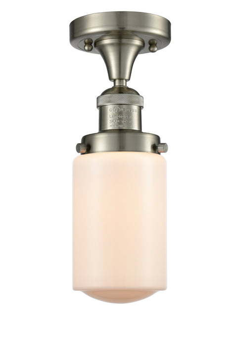 Innovations 517-1CH-SN-G311-LED LED Semi-Flush Mount, Brushed Satin Nickel