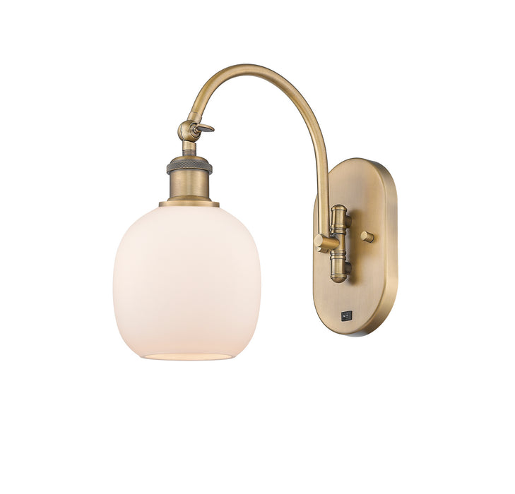 Innovations 518-1W-BB-G101-LED LED Wall Sconce, Brushed Brass