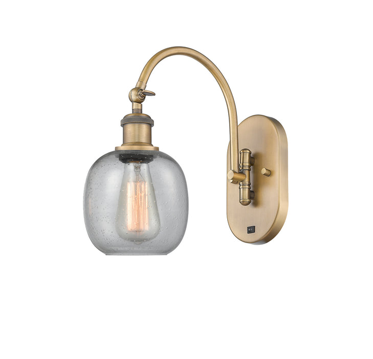 Innovations 518-1W-BB-G104-LED LED Wall Sconce, Brushed Brass