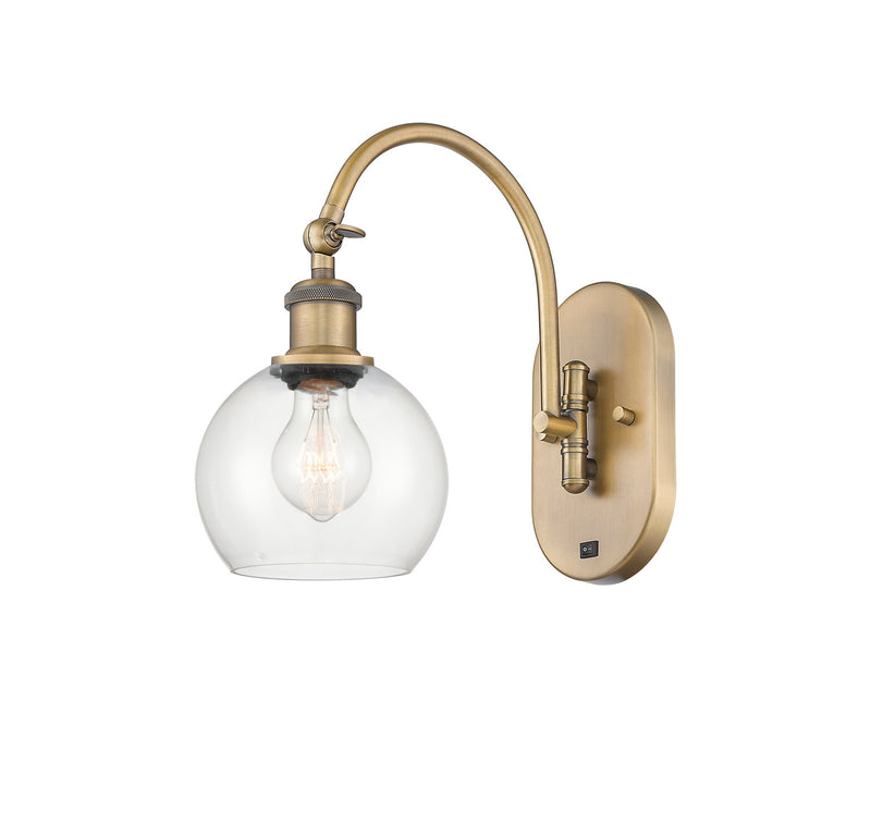 Innovations 518-1W-BB-G122-6-LED LED Wall Sconce, Brushed Brass