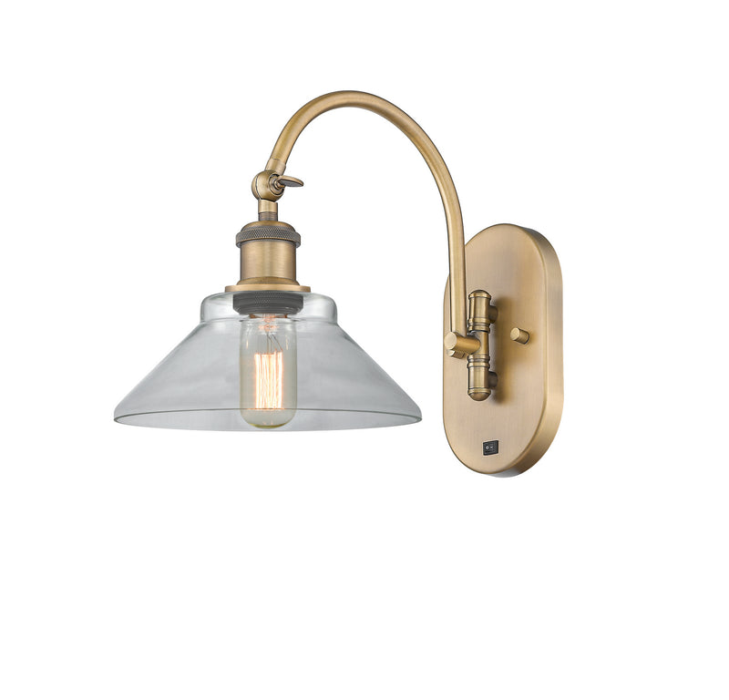 Innovations 518-1W-BB-G132-LED LED Wall Sconce, Brushed Brass