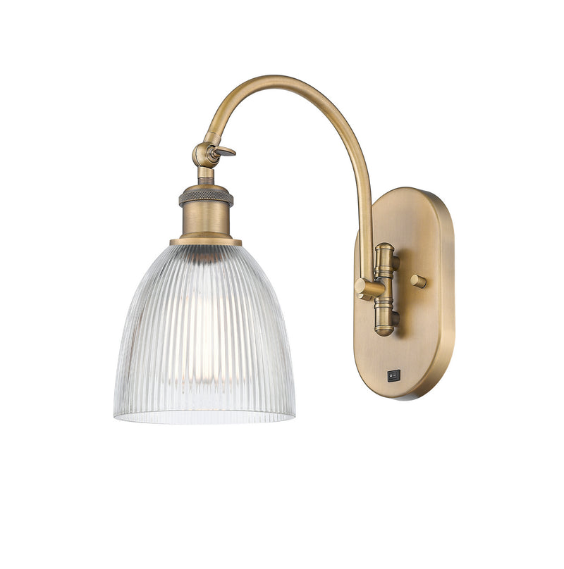 Innovations 518-1W-BB-G382-LED LED Wall Sconce, Brushed Brass