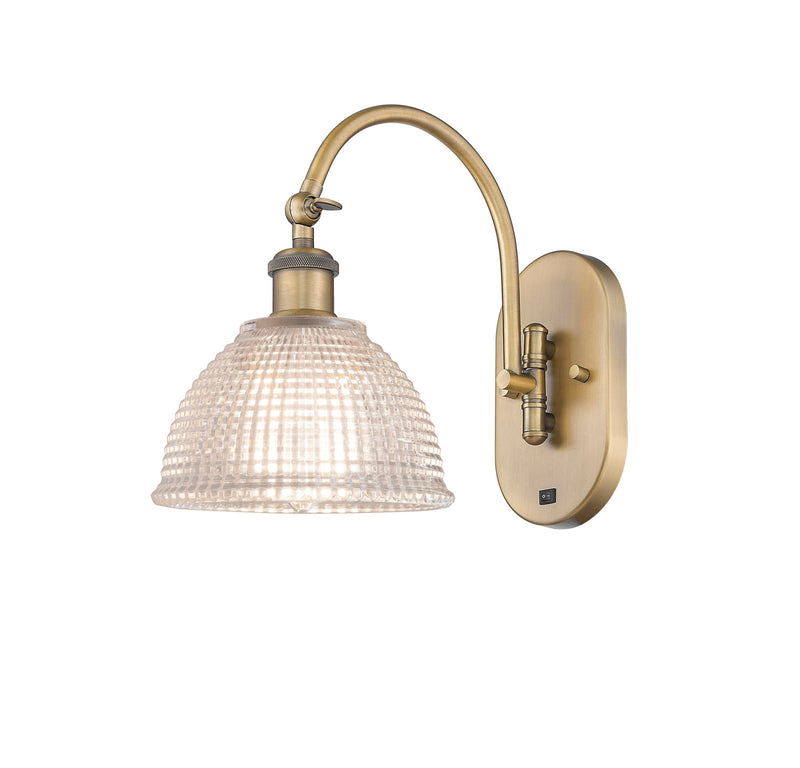 Innovations 518-1W-BB-G422-LED LED Wall Sconce, Brushed Brass