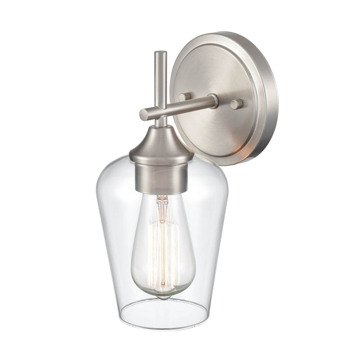 Millennium 9701-BN One Light Wall Sconce, Brushed Nickel