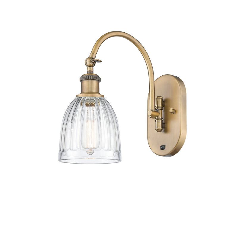 Innovations 518-1W-BB-G442-LED LED Wall Sconce, Brushed Brass