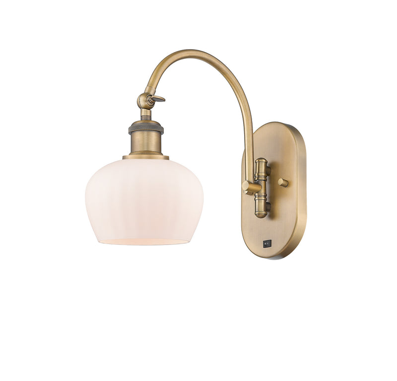 Innovations 518-1W-BB-G91 One Light Wall Sconce, Brushed Brass