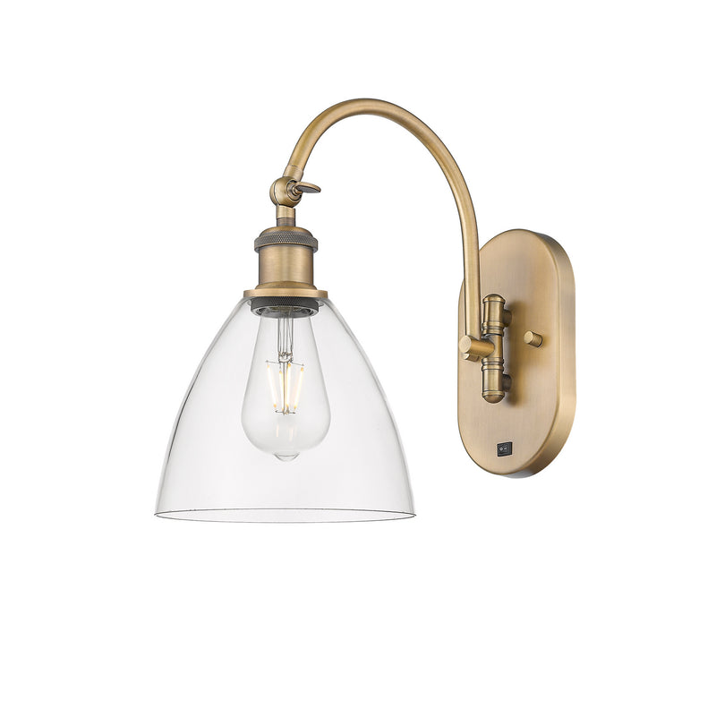 Innovations 518-1W-BB-GBD-752-LED LED Wall Sconce, Brushed Brass