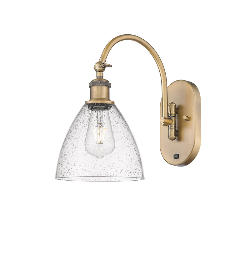 Innovations 518-1W-BB-GBD-754-LED LED Wall Sconce, Brushed Brass