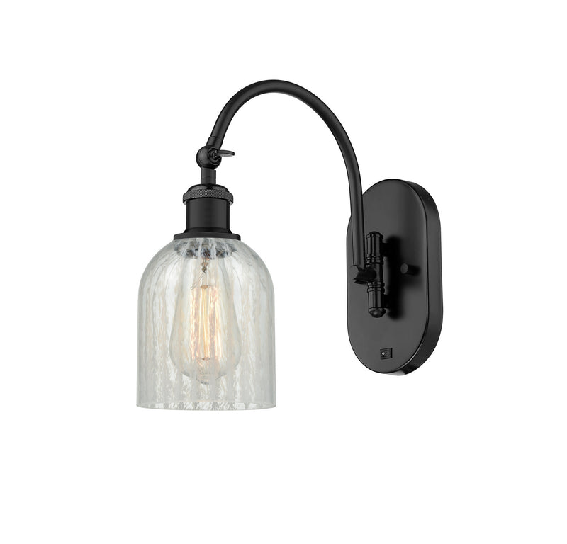 Innovations 518-1W-BK-G2511 One Light Wall Sconce, Matte Black