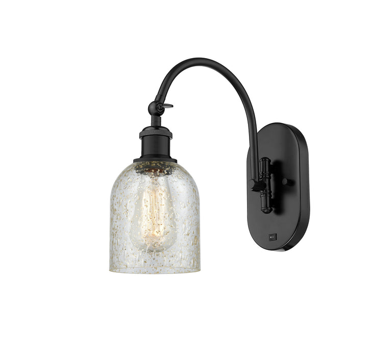Innovations 518-1W-BK-G259 One Light Wall Sconce, Matte Black
