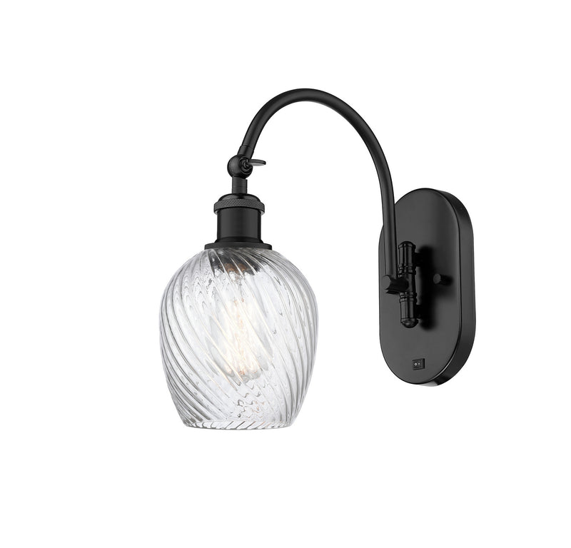 Innovations 518-1W-BK-G292 One Light Wall Sconce, Matte Black