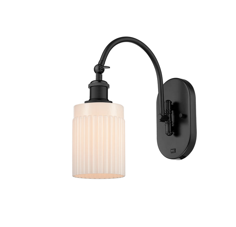 Innovations 518-1W-BK-G341-LED LED Wall Sconce, Matte Black