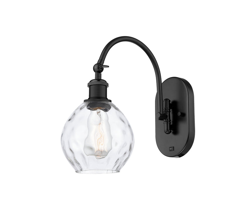 Innovations 518-1W-BK-G362 One Light Wall Sconce, Matte Black