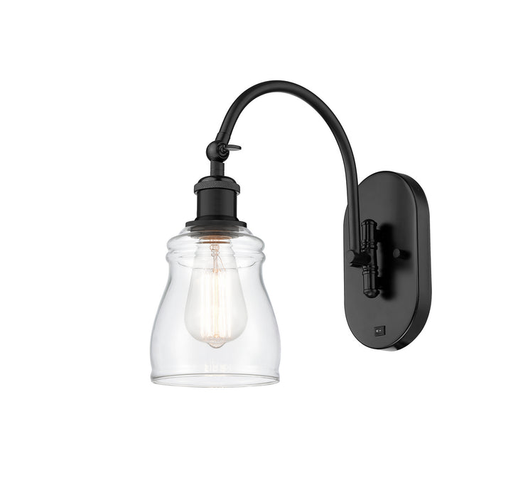 Innovations 518-1W-BK-G392 One Light Wall Sconce, Matte Black
