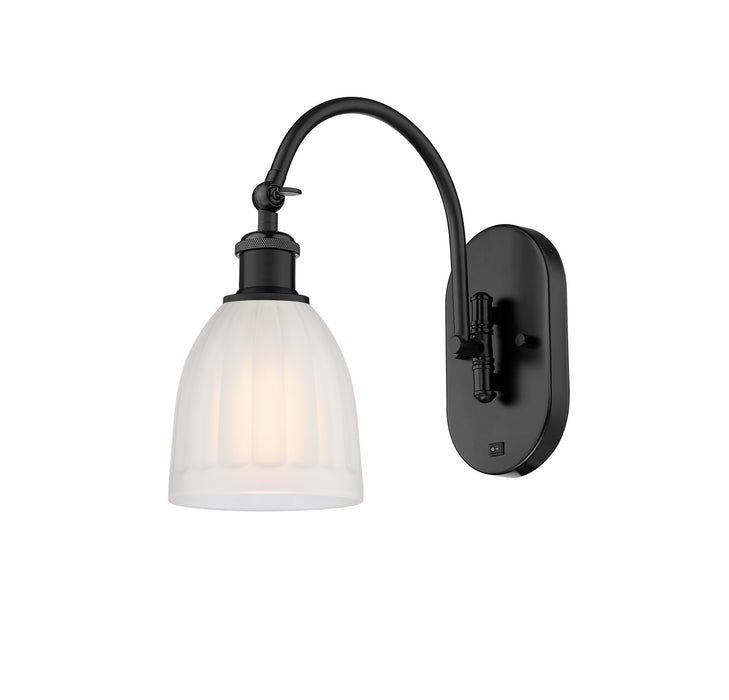 Innovations 518-1W-BK-G441-LED LED Wall Sconce, Matte Black
