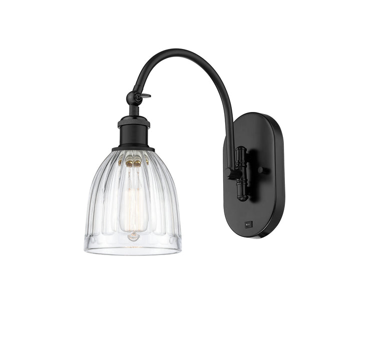 Innovations 518-1W-BK-G442 One Light Wall Sconce, Matte Black