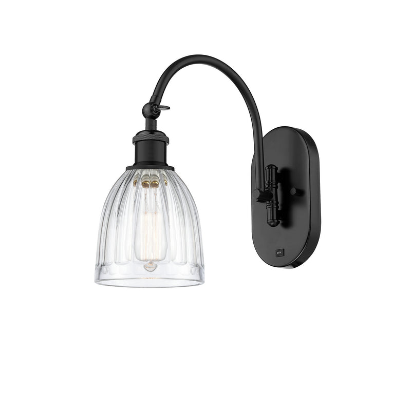 Innovations 518-1W-BK-G442-LED LED Wall Sconce, Matte Black