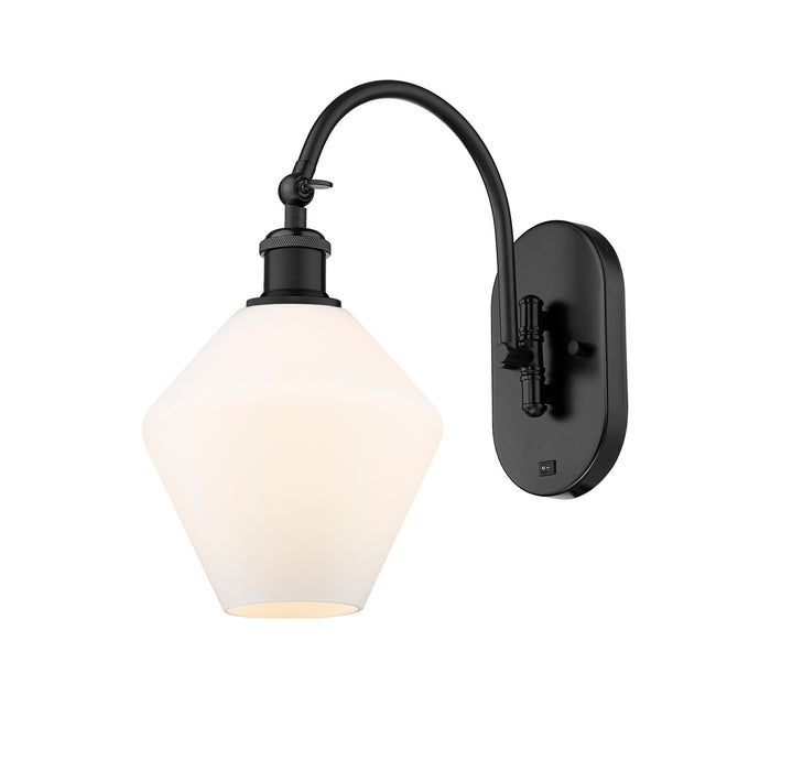 Innovations 518-1W-BK-G651-8-LED LED Wall Sconce, Matte Black