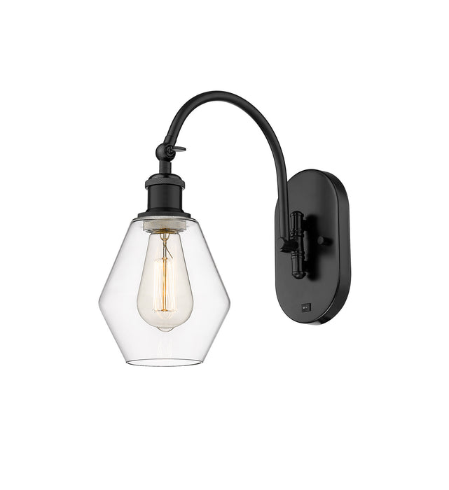 Innovations 518-1W-BK-G652-6-LED LED Wall Sconce, Matte Black