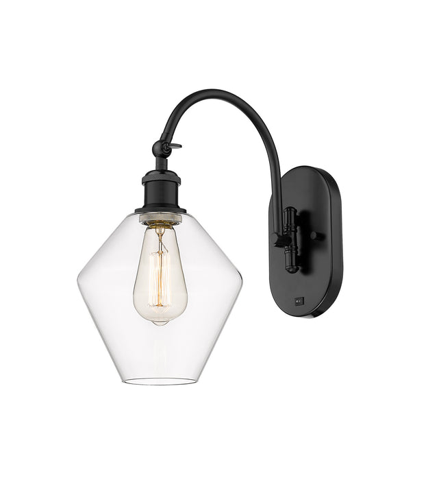 Innovations 518-1W-BK-G652-8-LED LED Wall Sconce, Matte Black