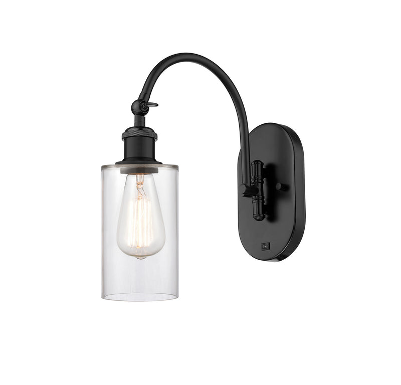 Innovations 518-1W-BK-G802-LED LED Wall Sconce, Matte Black