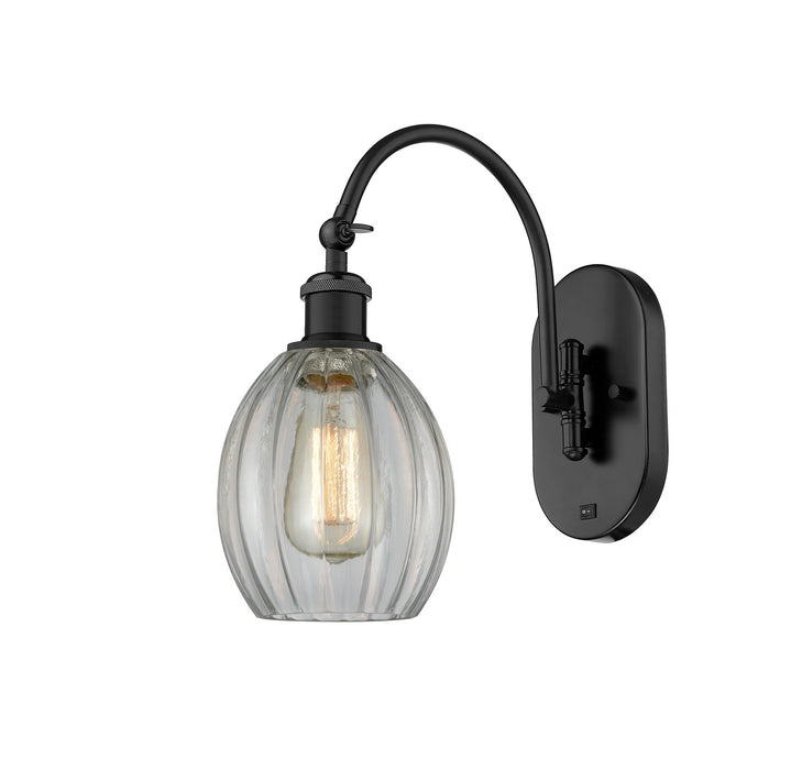 Innovations 518-1W-BK-G82 One Light Wall Sconce, Matte Black
