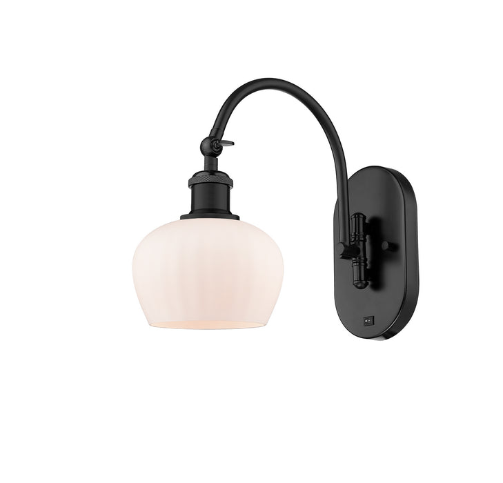 Innovations 518-1W-BK-G91 One Light Wall Sconce, Matte Black
