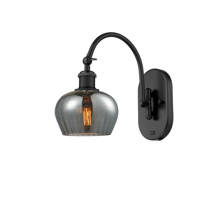 Innovations 518-1W-BK-G93 One Light Wall Sconce, Matte Black