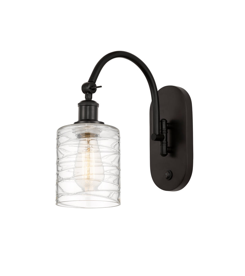 Innovations 518-1W-OB-G1113 One Light Wall Sconce, Oil Rubbed Bronze