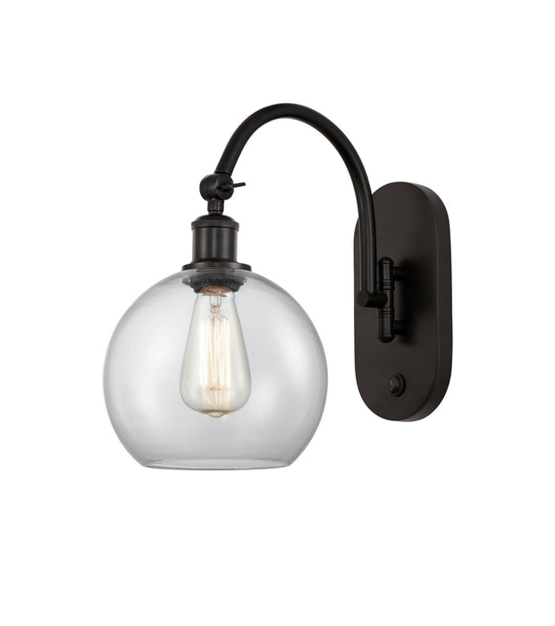 Innovations 518-1W-OB-G122-8 One Light Wall Sconce, Oil Rubbed Bronze