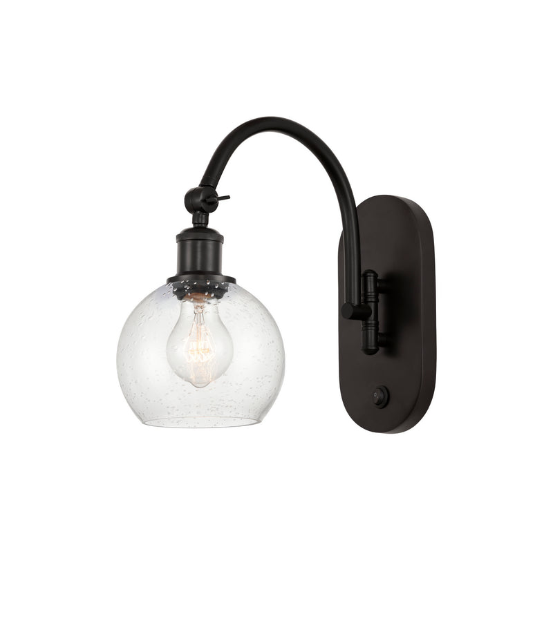 Innovations 518-1W-OB-G124-6 One Light Wall Sconce, Oil Rubbed Bronze