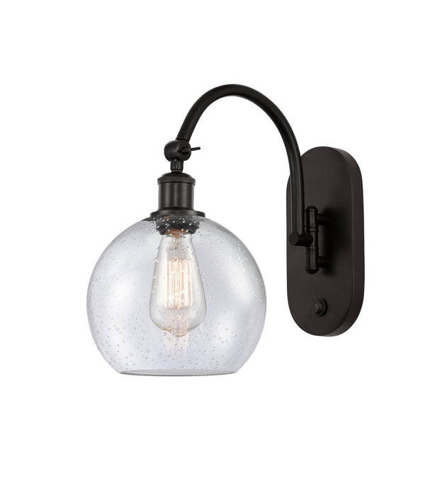 Innovations 518-1W-OB-G124-8 One Light Wall Sconce, Oil Rubbed Bronze