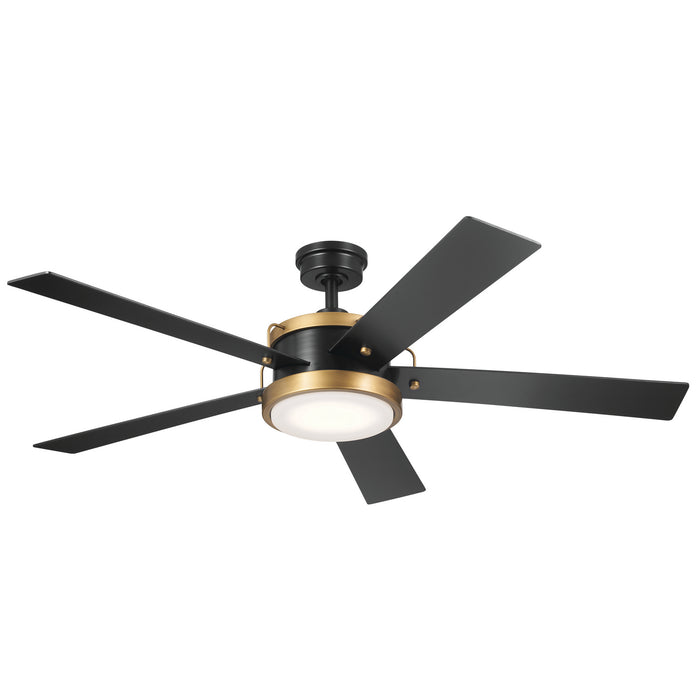 Kichler 330045SBK 56" Ceiling Fan, Satin Black