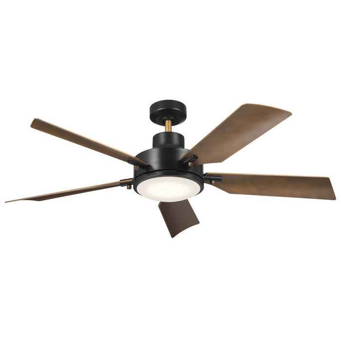 Kichler 330057SBK 56" Ceiling Fan, Satin Black