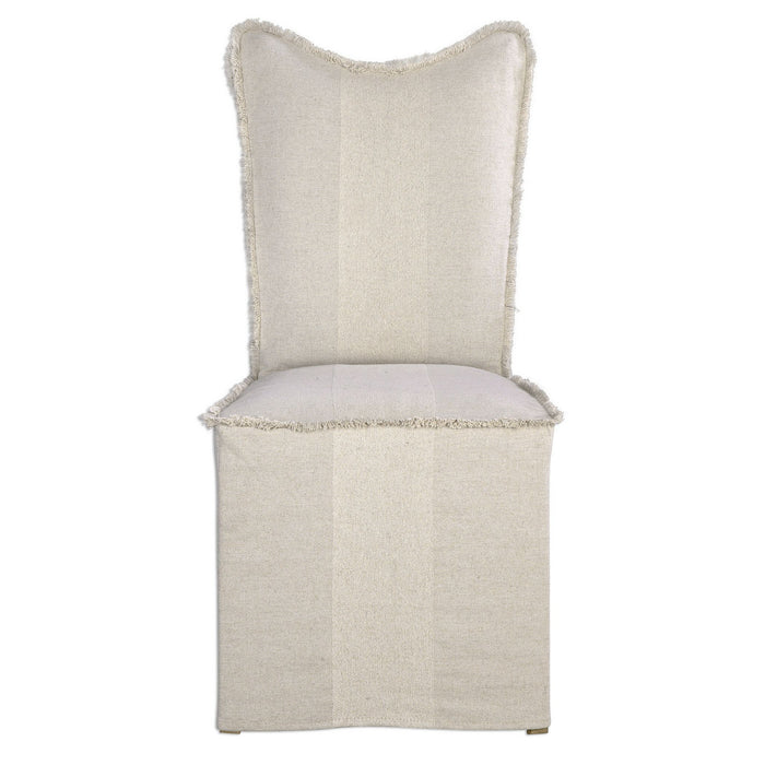 Uttermost 23311-2 Armless Chairs, Set Of 2, Naturally
