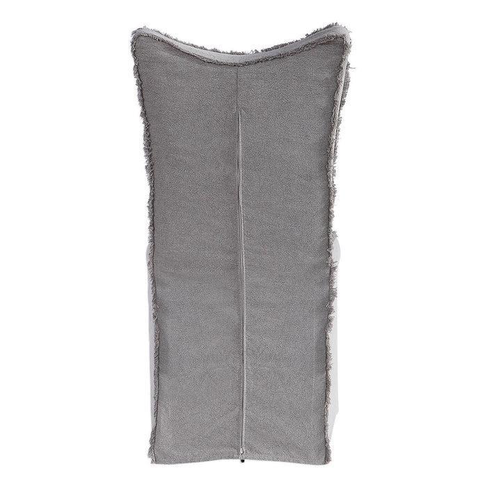 Uttermost 23462-2 Armless Chairs, Set Of 2, Gray Linen