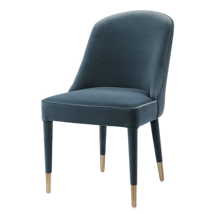 Uttermost 23556-2 Chairs, Set Of 2, Brushed Brass