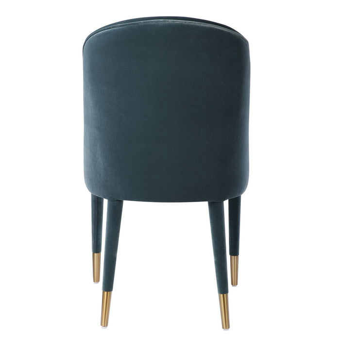 Uttermost 23556-2 Chairs, Set Of 2, Brushed Brass