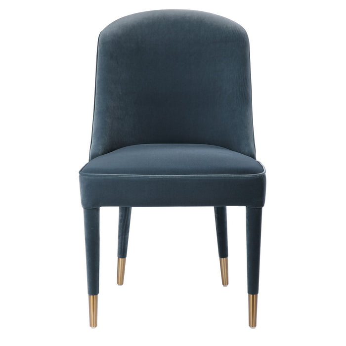 Uttermost 23556-2 Chairs, Set Of 2, Brushed Brass