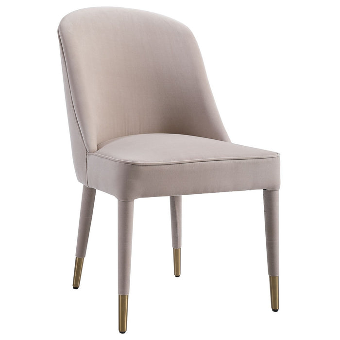 Uttermost 23593-2 Armless Chair Set Of 2, Brushed Brass