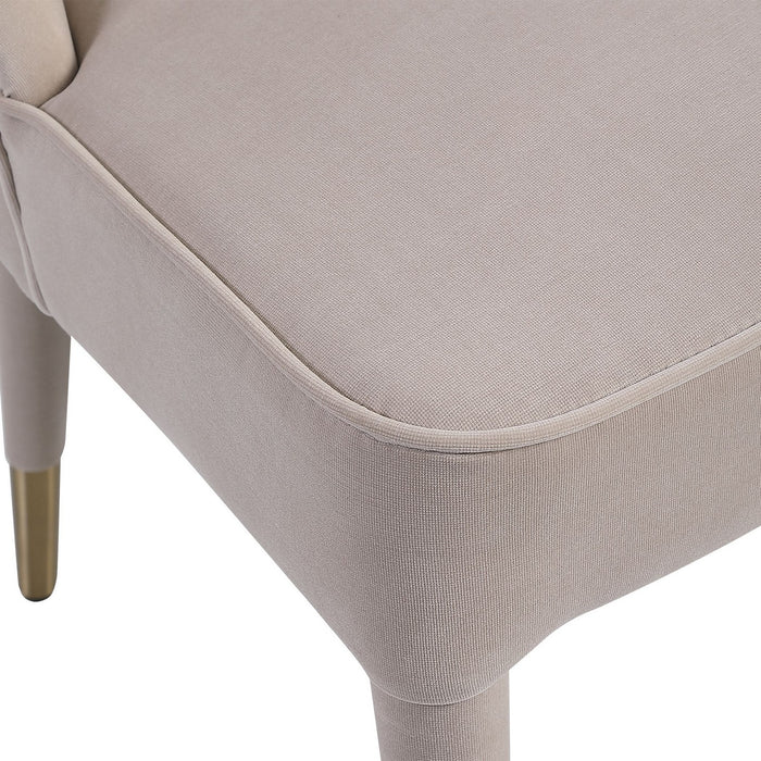 Uttermost 23593-2 Armless Chair Set Of 2, Brushed Brass