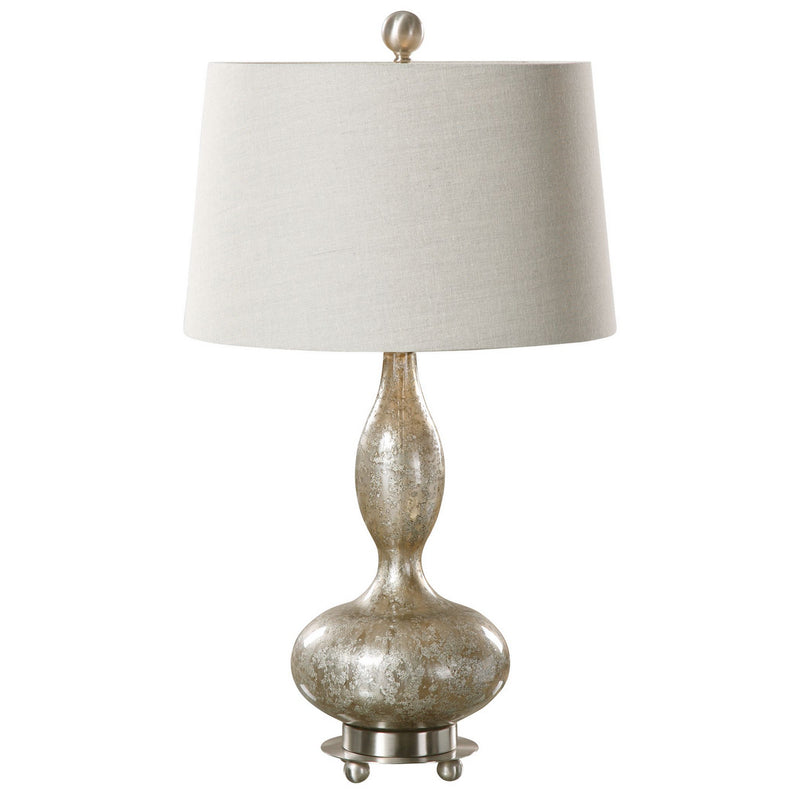 Uttermost 27014-2 Table Lamp, Set Of 2, Brushed Nickel
