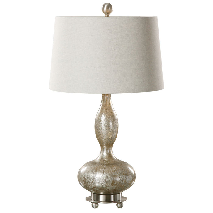 Uttermost 27014-2 Table Lamp, Set Of 2, Brushed Nickel