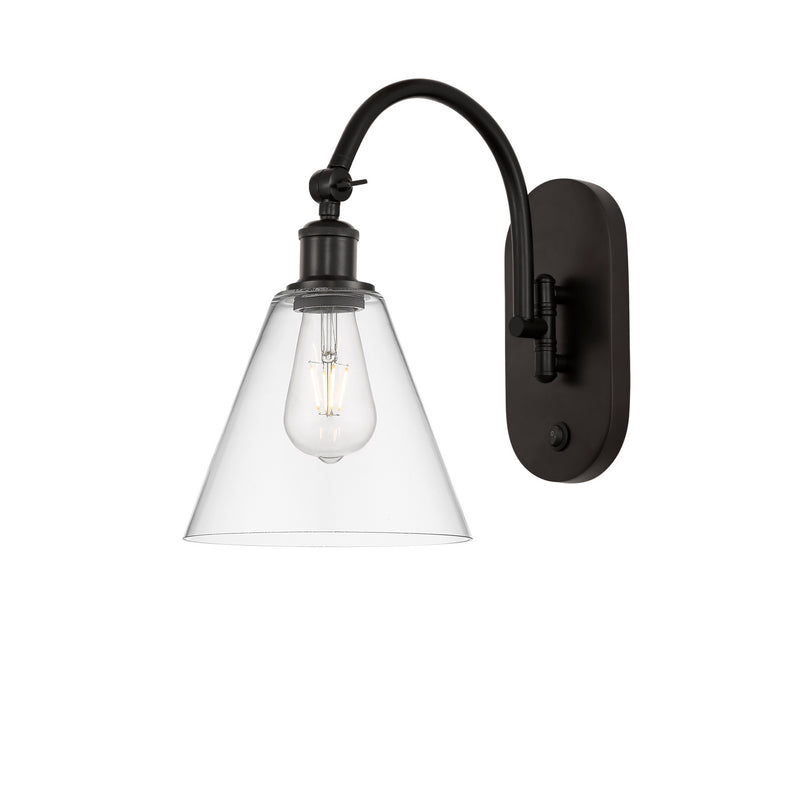 Innovations 518-1W-OB-GBC-82 One Light Wall Sconce, Oil Rubbed Bronze